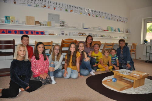 Setkání s dětmi z kurzů